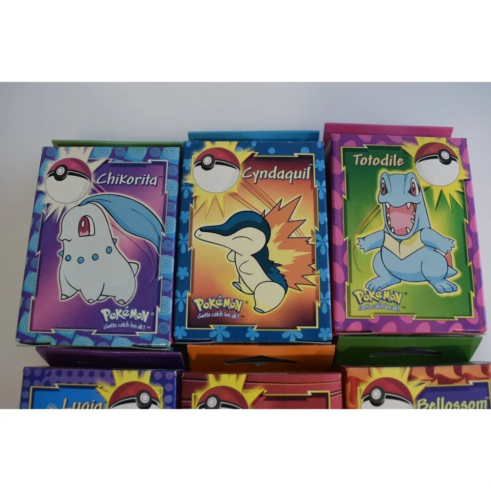 Pokemon Lot of 6 Gen 2 50 Piece Puzzles Lugia Johto Starters MB New Sealed